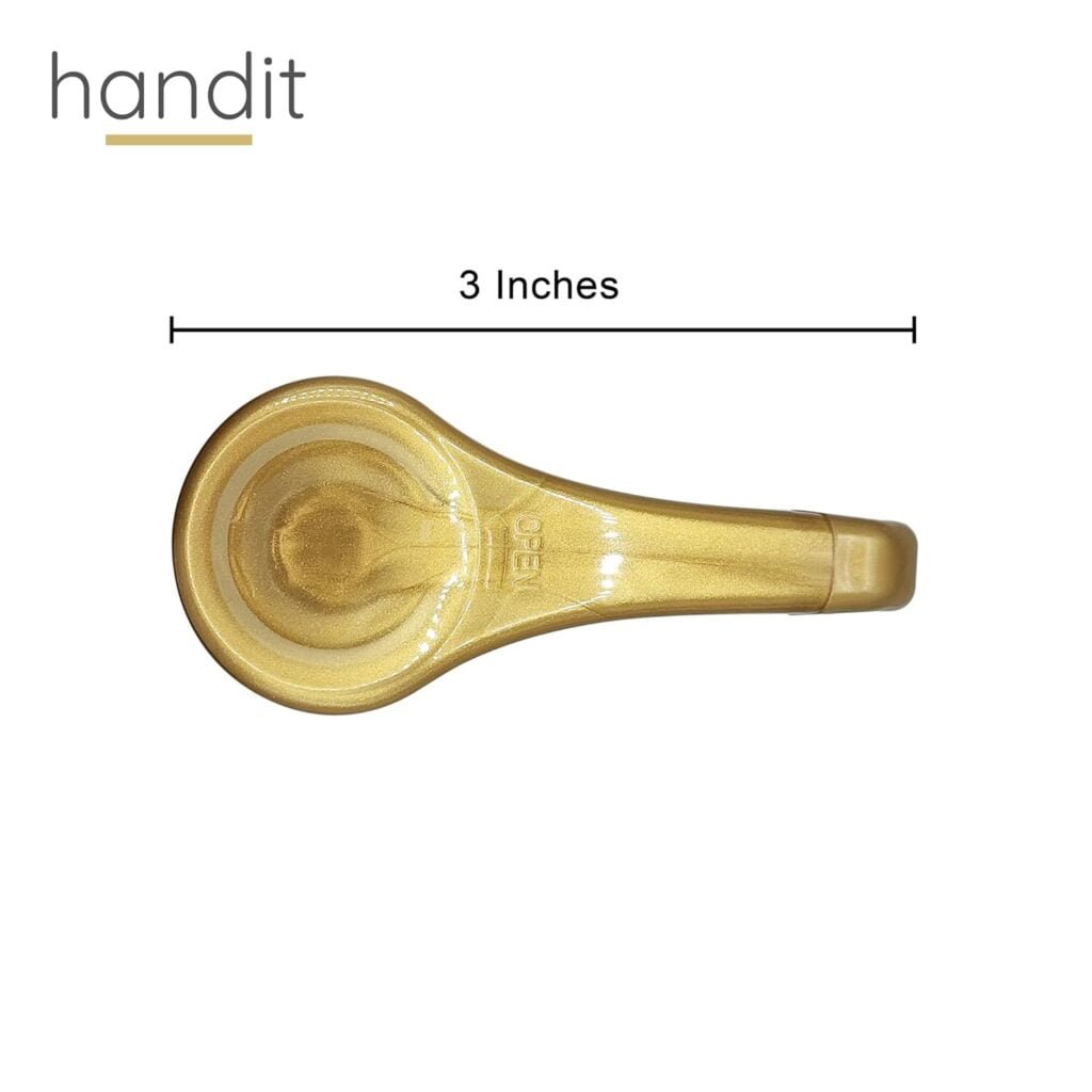 HANDIT - Gold Coffee Syrup Pumps | Fits Liter 750ml / 25-4oz Syrups Torani, DaVinci, Jordans Skinny (Monin 33.8oz Plastic Bottles) (4 Pack)