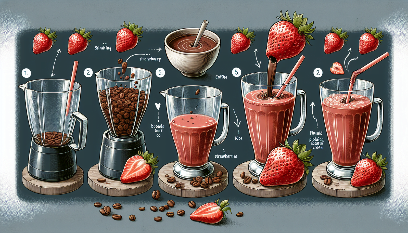 strawberry iced coffee recipe 4