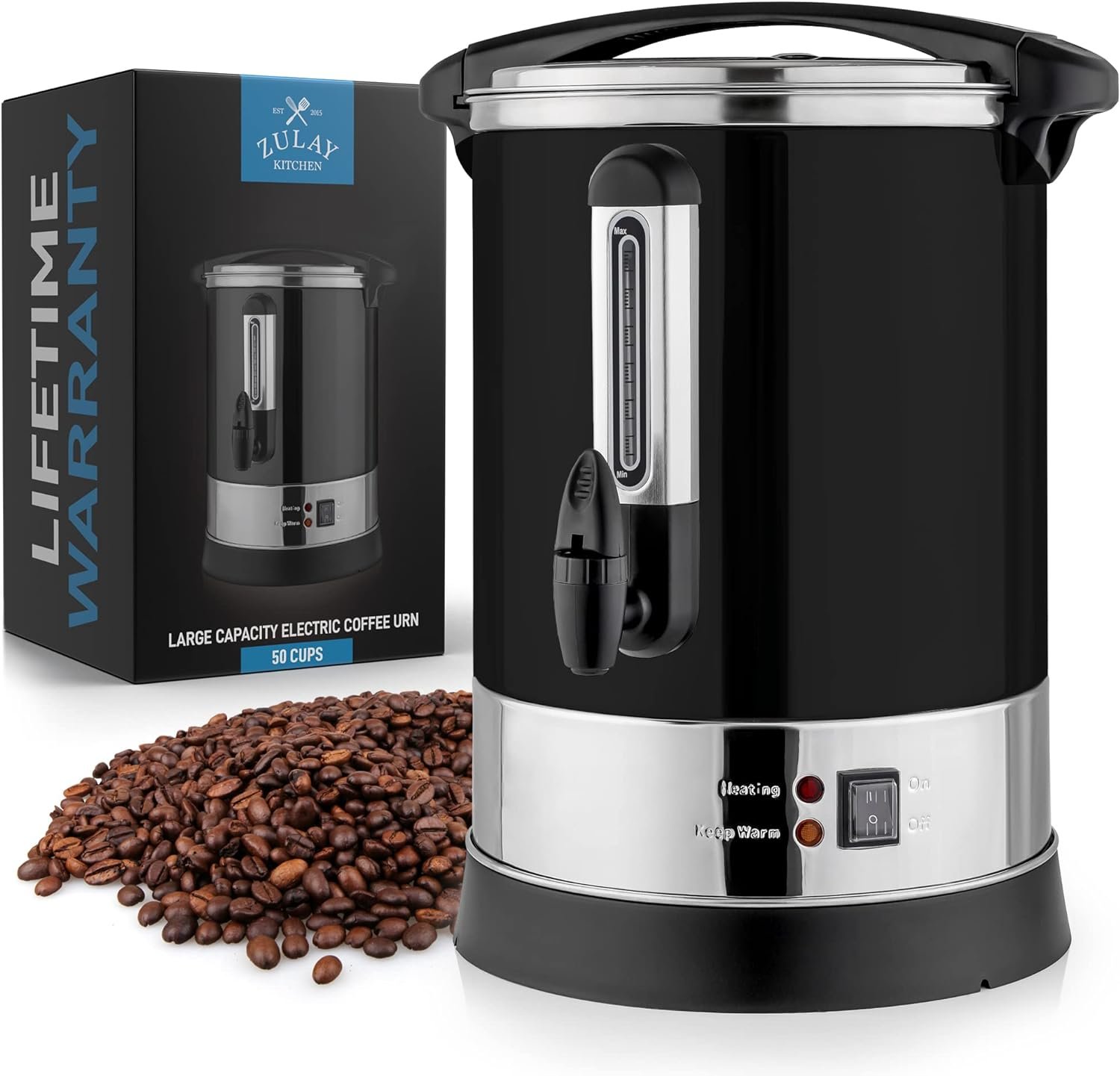 zulay kitchen commercial coffee urn review