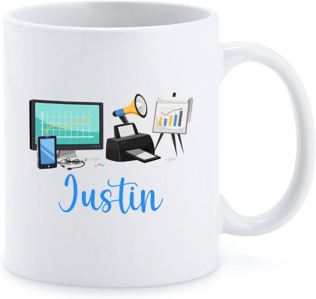 Custom Boss Ceramic Mug Present - Customized Managers Work Equipment Coffee Cup Gifts For Manager - Personalized Manager Tea Cup With Name - Manager Cups Gifts - White Ceramic Cup 11oz or 15oz