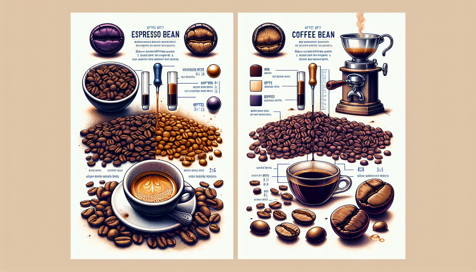 espresso beans vs coffee beans 1